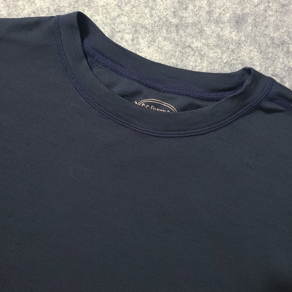 Filson T-Shirt Mens XL Navy Blue 100% Merino Wool Short Sleeve Crew Neck Tee